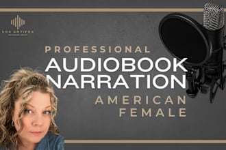 provide professional audiobook narration