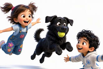 create a realistic 3d pixar style ai avatar from your photo