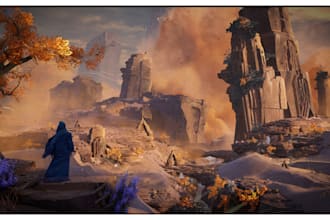 create environment concept art background landscapes illustration
