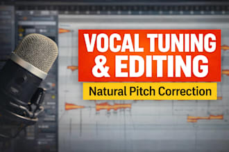 tune and edit your vocals with natural pitch correction