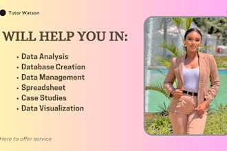 do data analysis, data engineering, data entry, data visualization