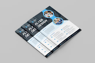 design a professional business flyer for real estate and construction