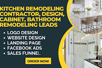 generate kitchen remodeling contractor, design cabinet bathroom remodeling leads