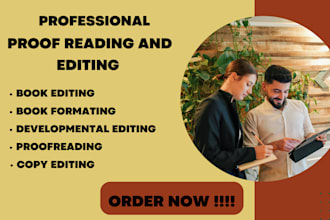 developmental editor line editing and proofreading for your novel and ebook