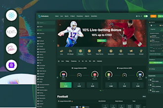 build a high performance sport website, live games website and app