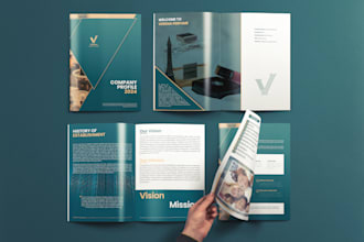 design an elegant professional brochure