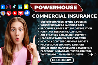 commercial home, car, auto, umbrella, trucking insurance broker agency website