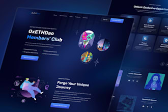 design crypto landing page, meme coin, crypto website, tokenomics, roadmap