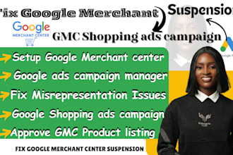 setup google ads campaign gmb listing SEO gmb ads manager gmc reinstatement