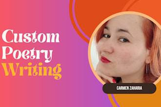write custom, heartfelt poems for any occasion or emotion