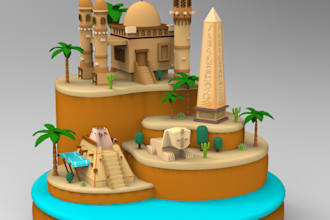 do 3d modeling ,product designing and 3d game design