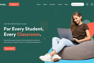 design course selling website lms learning management system