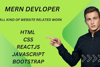 develop websites using mern dev also figma