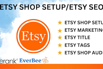 be your etsy VA for store setup and growth