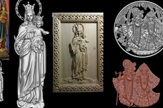 2d to 3d bas relief 3d coin 3d jewelry pendant figurine statue for 3d printing