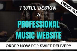 music website design music website dj band website design music website design