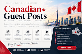 create guest post on canadian website with do follow backlinks, canadian blogs