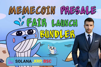 make presale,staking, launch meme token pumpfun, token2022 bundler on solana bsc