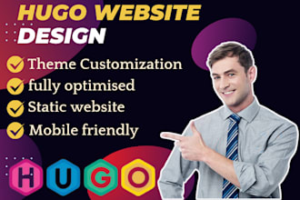 make build hugo static website fix hugo website