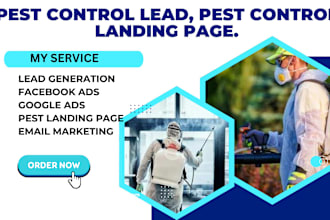 be your pest control lead expert lawn care facebook ads pest landing page design