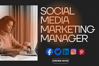 be your social media marketing manager as a digital marketing expert