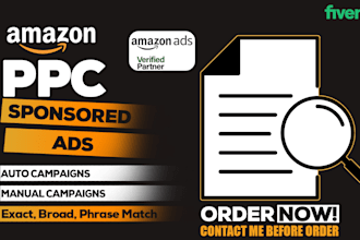 set up and manage your amazon PPC management, optimize ads campaigns