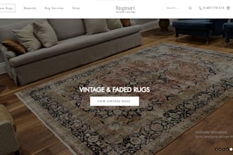 build rug shopify website, carpet ecommerce store, doormat shopify store