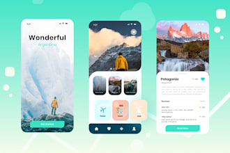 city tour app, mountaineering app, booking app, tourism app, gps app, travel app