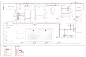 plan with location of lighting fixtures and electrical zones
