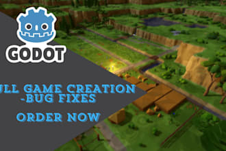 develop eye catching 2d, 3d game using godot engine