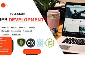 be your full stack developer in react and node