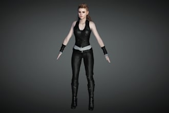 build nsfw human model, toggle styilzed3d, pbr texture, retopology, game asset
