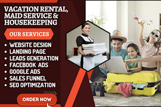 generate airbnb vacation rental maid service housekeeping window cleaning leads