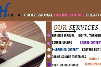 create digital marketing training manual course content SEO optimization