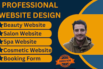 design beauty website salon website spa website cosmetic website medical website