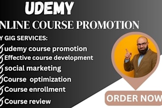 expertly promote your udemy course to reach a wider audience and boost successs
