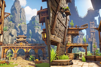design unity game environment, level design in unity 3d, 3d game environment