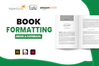 do book formatting, kindle ebook formatting, KDP paperback,layout, kdp upload