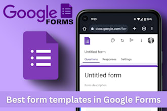 create a google form for survey, quiz, or registration