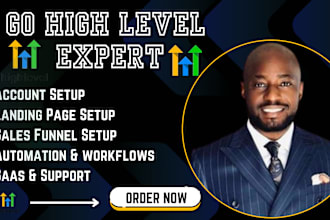 build gohighlevel sales funnel, website and be your go high level expert