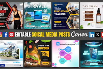 design editable social media posts in canva