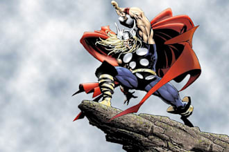 do comic book art and comic book illustrations