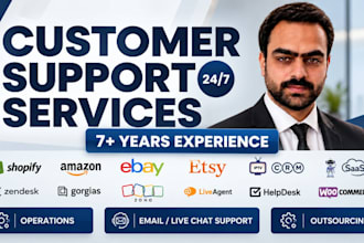 provide customer support services for ebay, amazon, and shopify stores