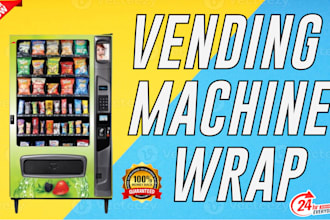 do professional vending machine wrap, vending , atm machine