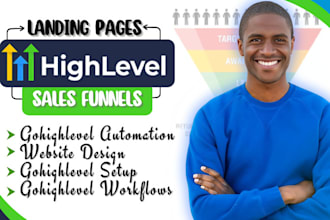 gohighlevel funnels, ghl website, ghl workflow, ghl landing page, ghl automation