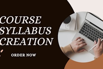 craft online course content creation, syllabus curriculum, lesson plan quiz, ppt