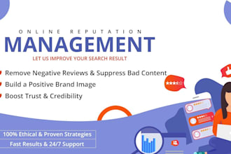 be expert online reputation management,build and protect your brand