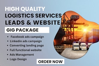 generate quality freight broker leads last mile delivery warehousing website