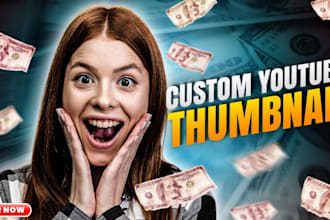 design attractive youtube thumbnails in just 2 hours