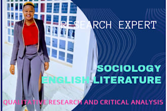 do qualitative research in sociology and literature